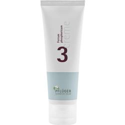 Eine weiße Tube mit der Aufschrift "Ferrum phosphoricum 3 Creme".